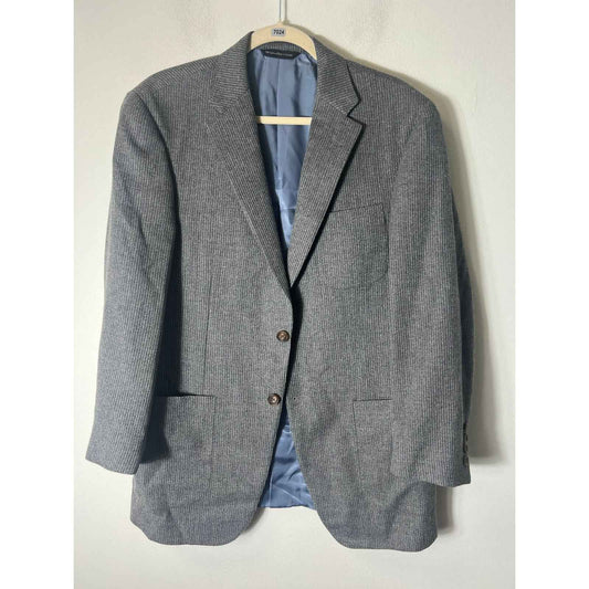 Men's Plainclothes Gray Wool Long Sleeve Winter Blazer Sz 40