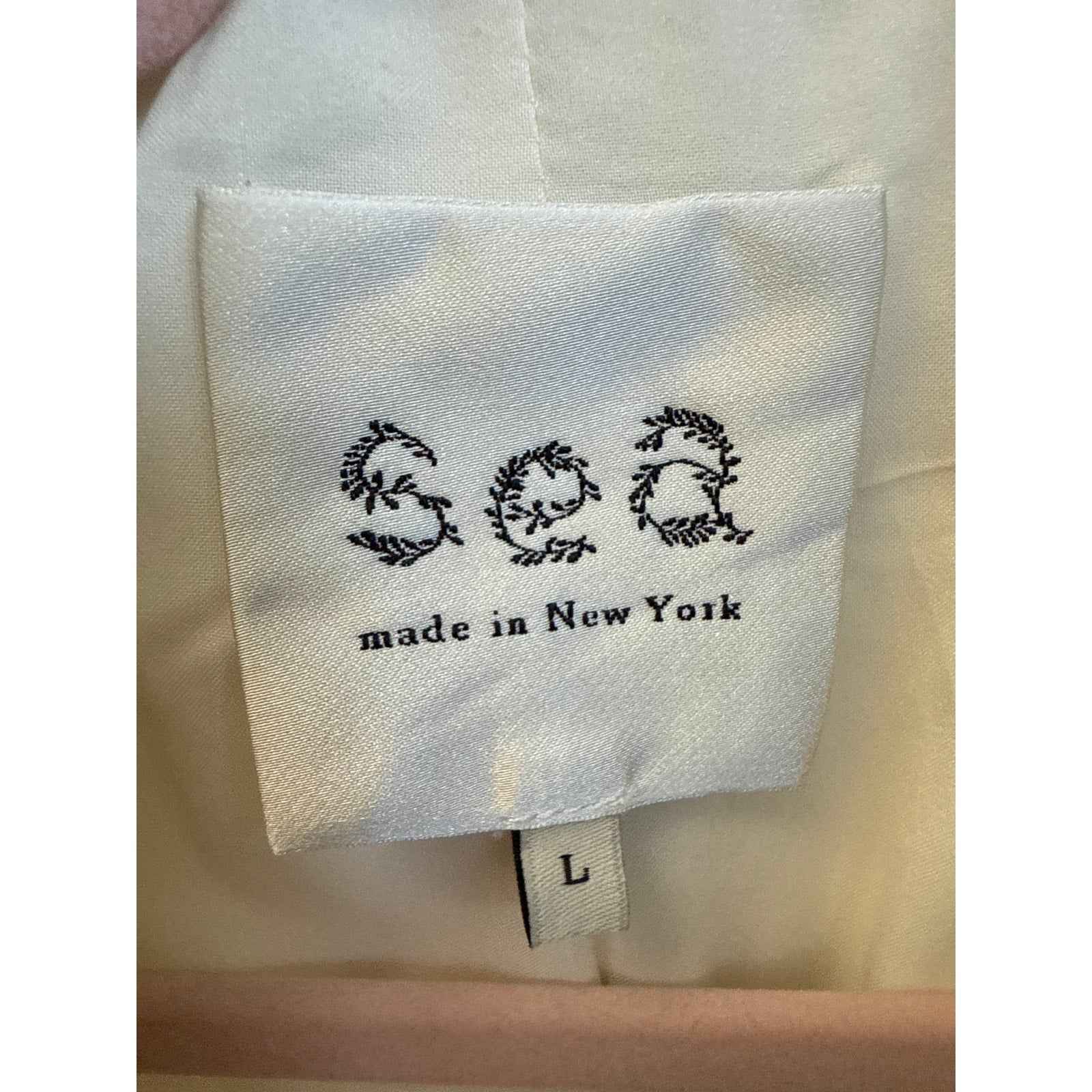 Sea Light Khaki Blazer Sz L