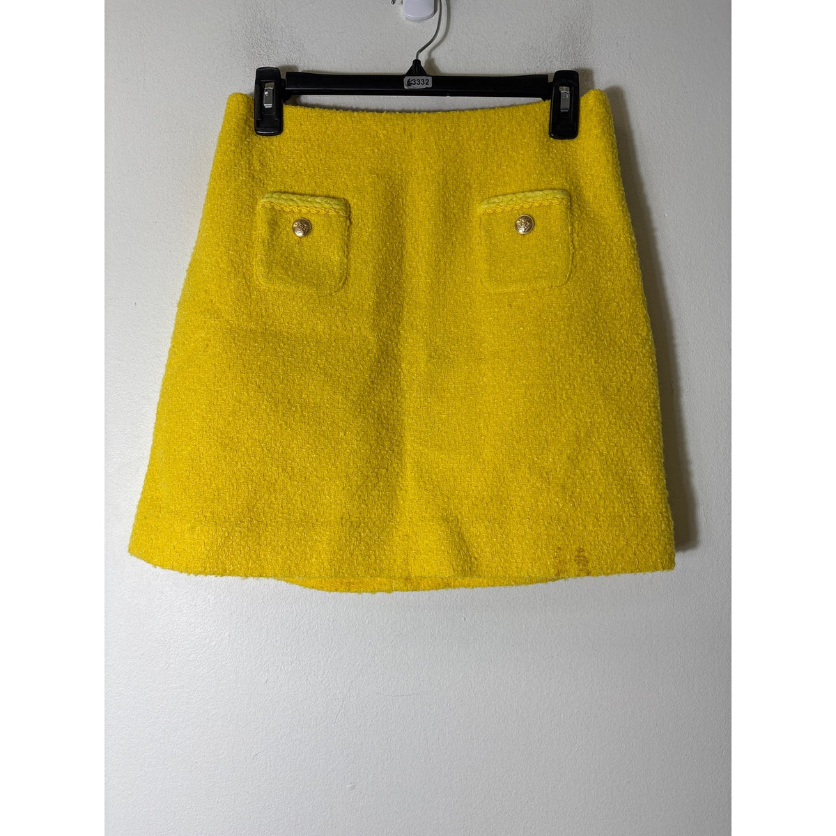 J. Crew yellow persephone skirt Sz 2