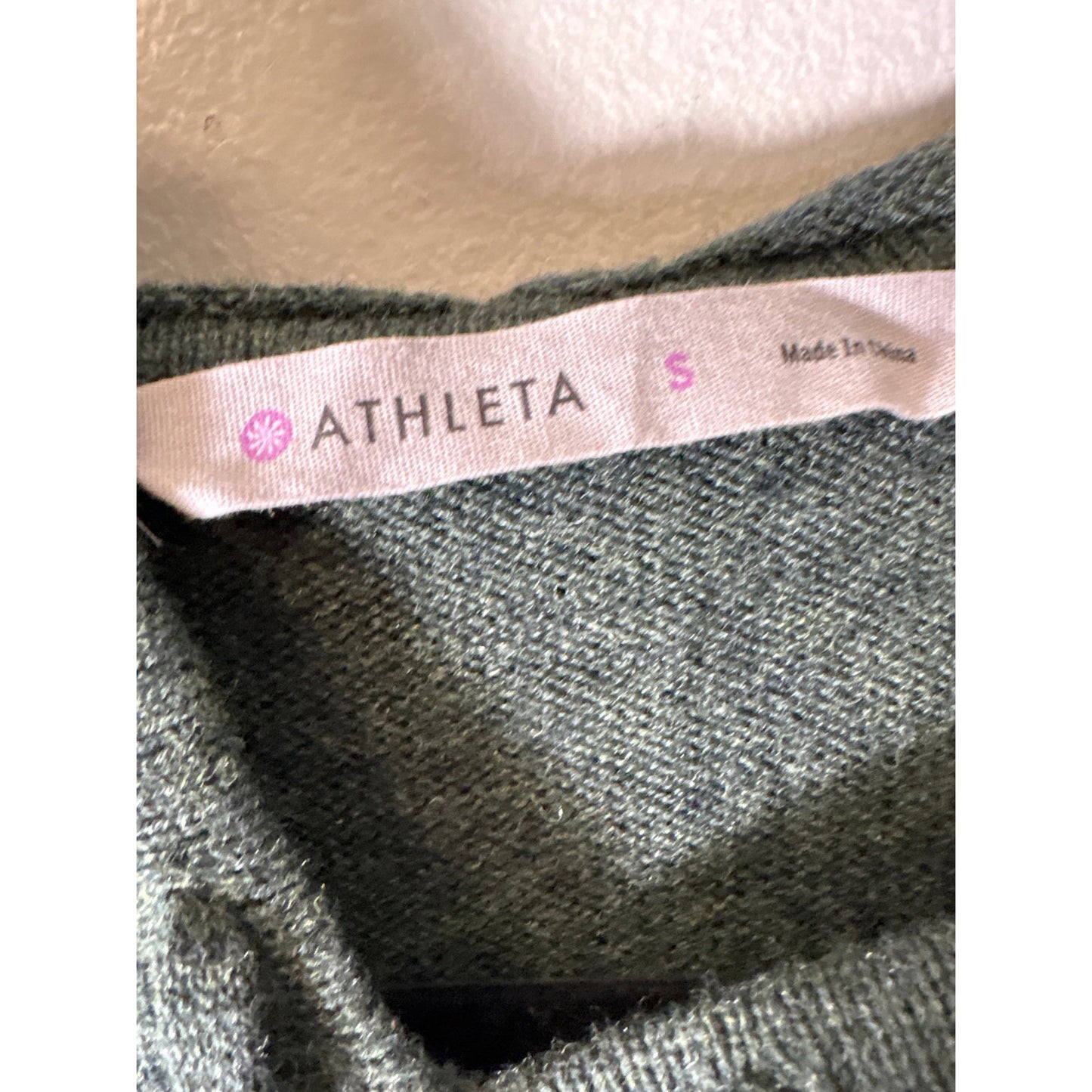 Athleta Charcoal Long Sleeve Long Hooded Sweater Sz S