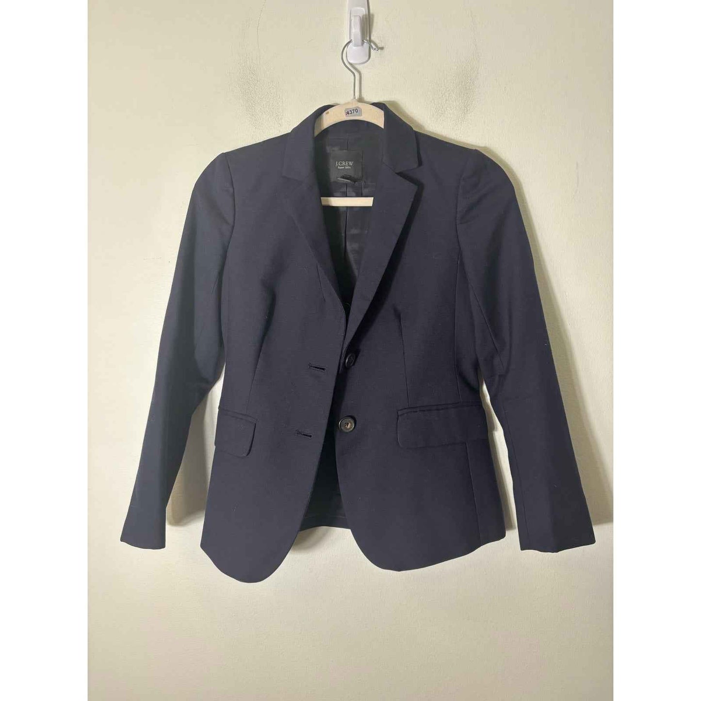 J. Crew Super 120's Pencil Skirt and Jacket Set Sz 0