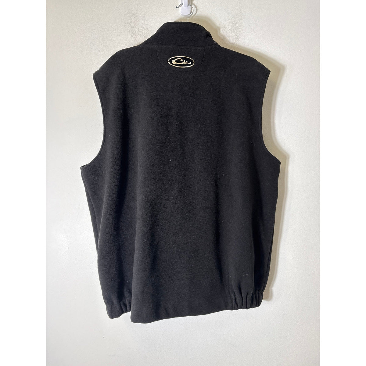 Mens Drake Black Heavy Fleece Vest Sz 2XL