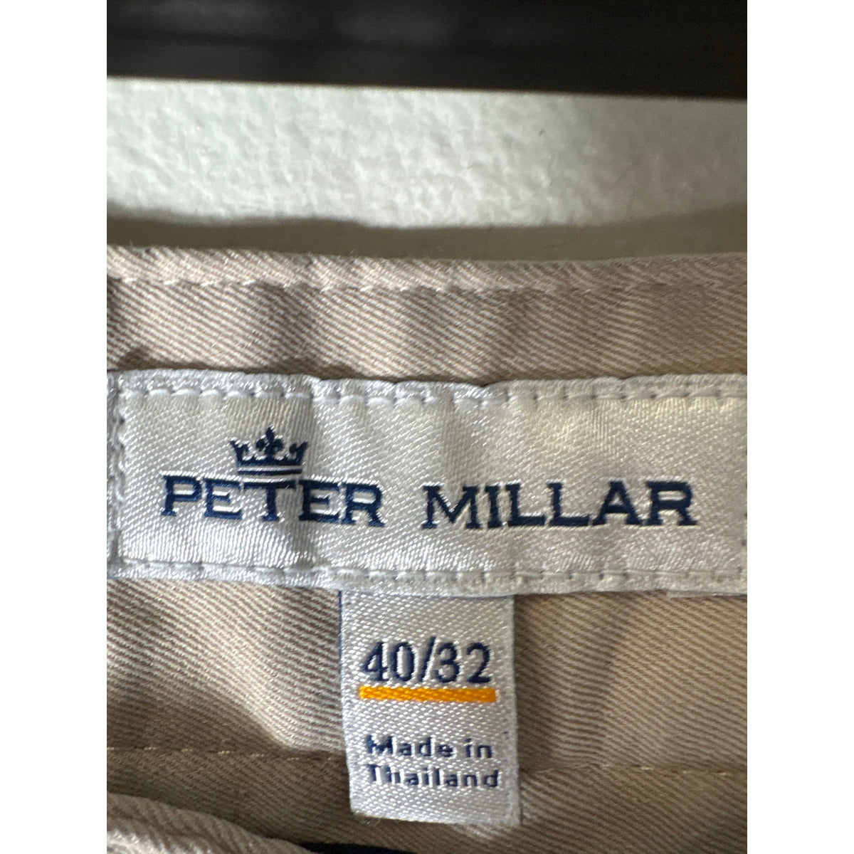 Peter Millar Khaki 5 Pocket Pants Sz 40/32