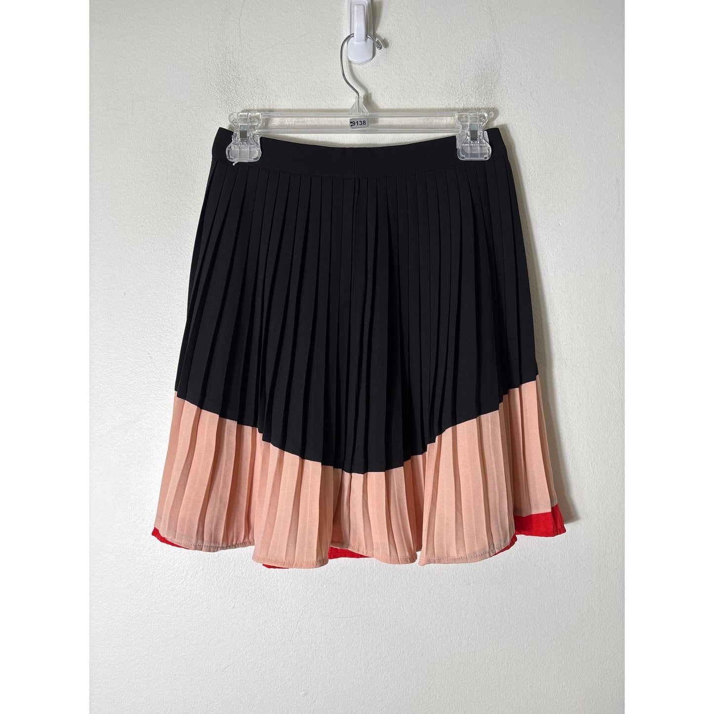 Greylin Black Color Black Pleated Mini Dress Sz XS