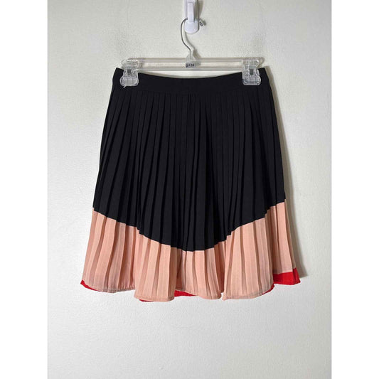 Greylin Black Color Black Pleated Mini Dress Sz XS