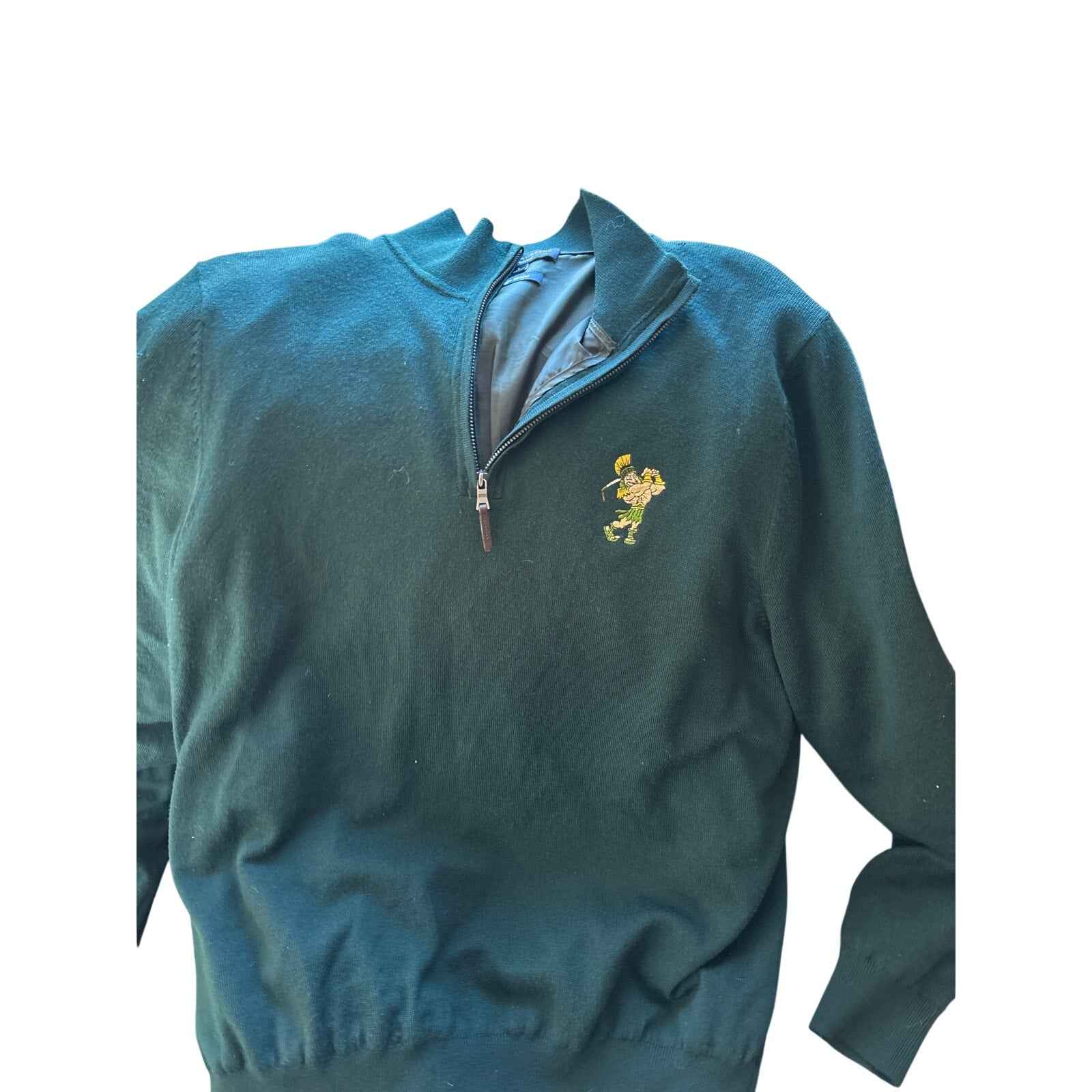 Men's Fairway and Geen The Natural Long Sleeve Spartan Pullover Sz L