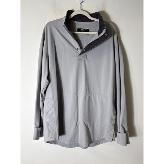 Men's BYLT grey Fairway Pullover Sz XL