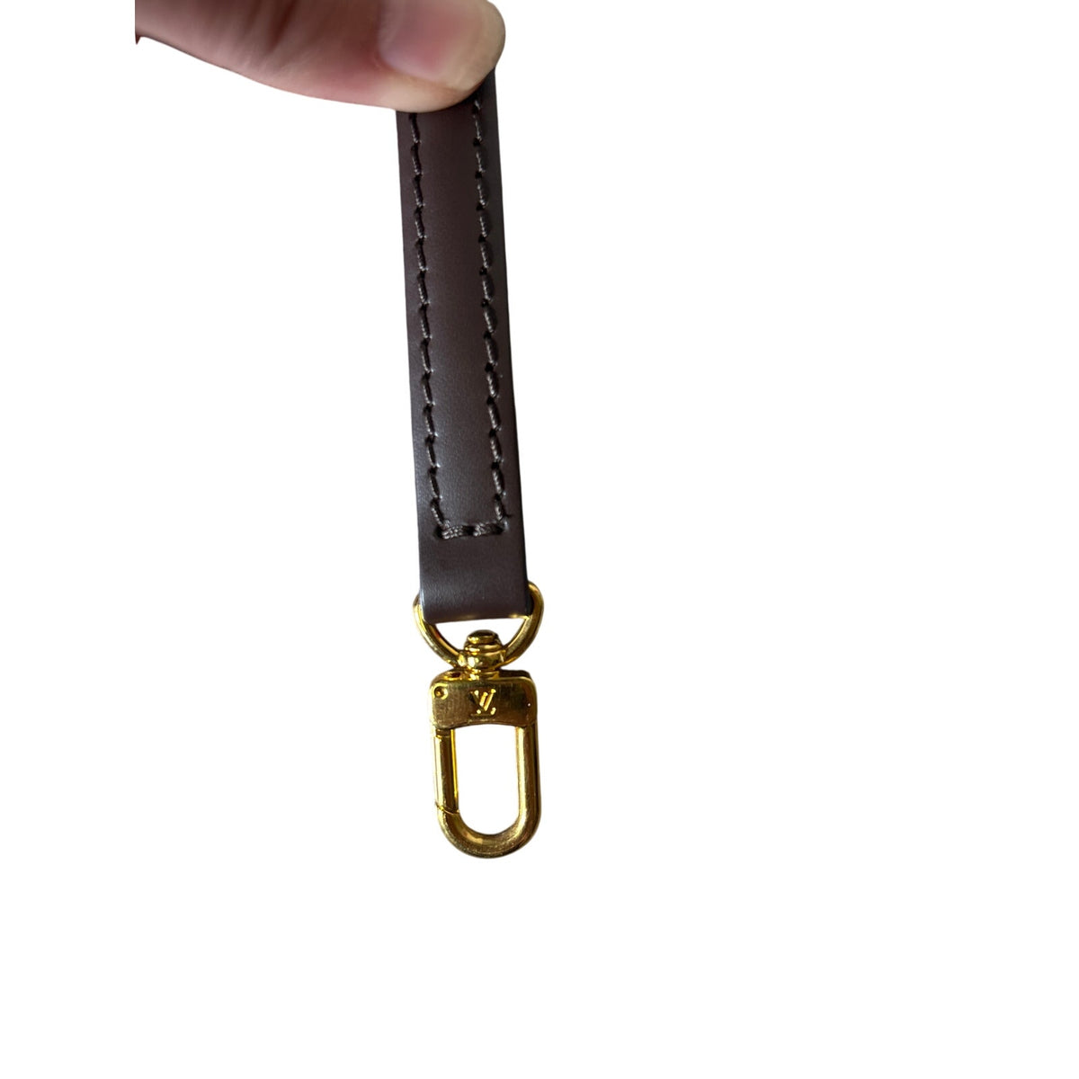NIB Louis Vuitton Brown Leather Purse Strap