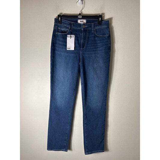 NWT Paige Medium Wash "Hoxton Slim" Blue Jeans Sz 28
