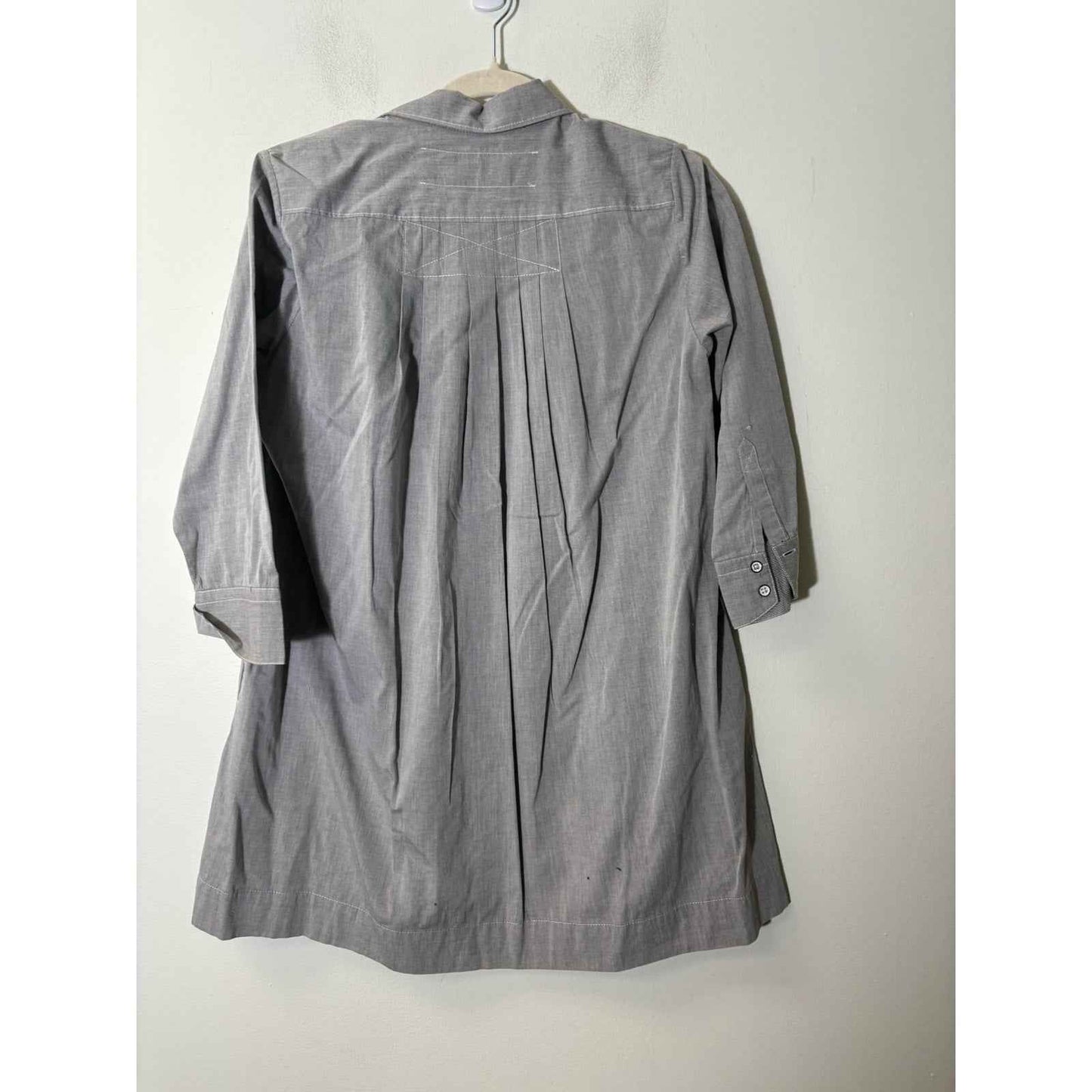 Rag & Bone Gray Cotton Button Up Mini Dress Sz XS