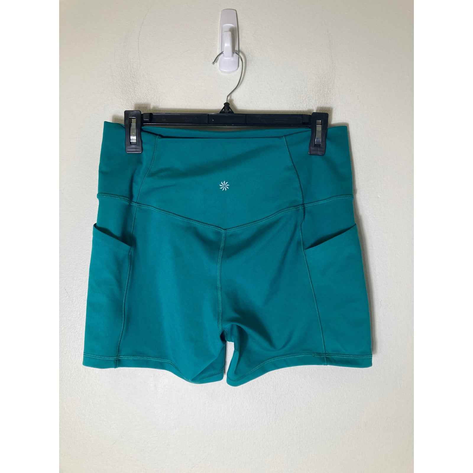 Athleta Jewel Tone Biker Shorts Sz L
