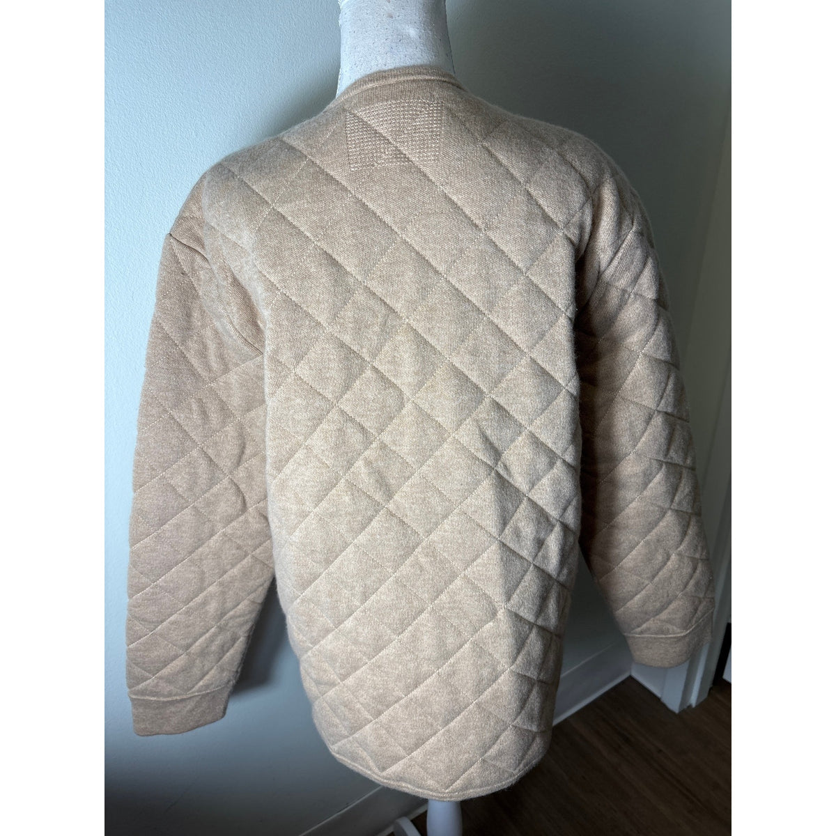 Guest in Residence Knitters Tan Long Sleeve Reversible Jacket Sz M
