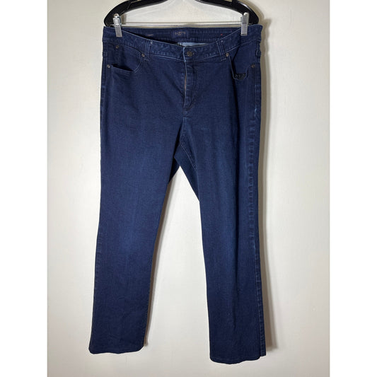 Talbots Dark Wash Heritage Denim Sz 16