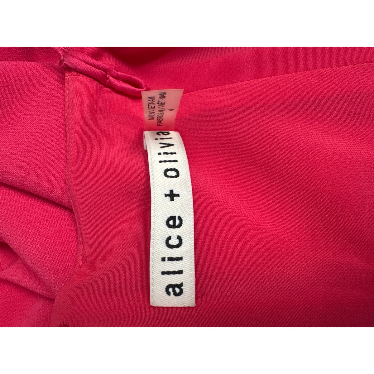 Alice + Olivia Pink Spaghetti Strap Cocktail Dress Sz S