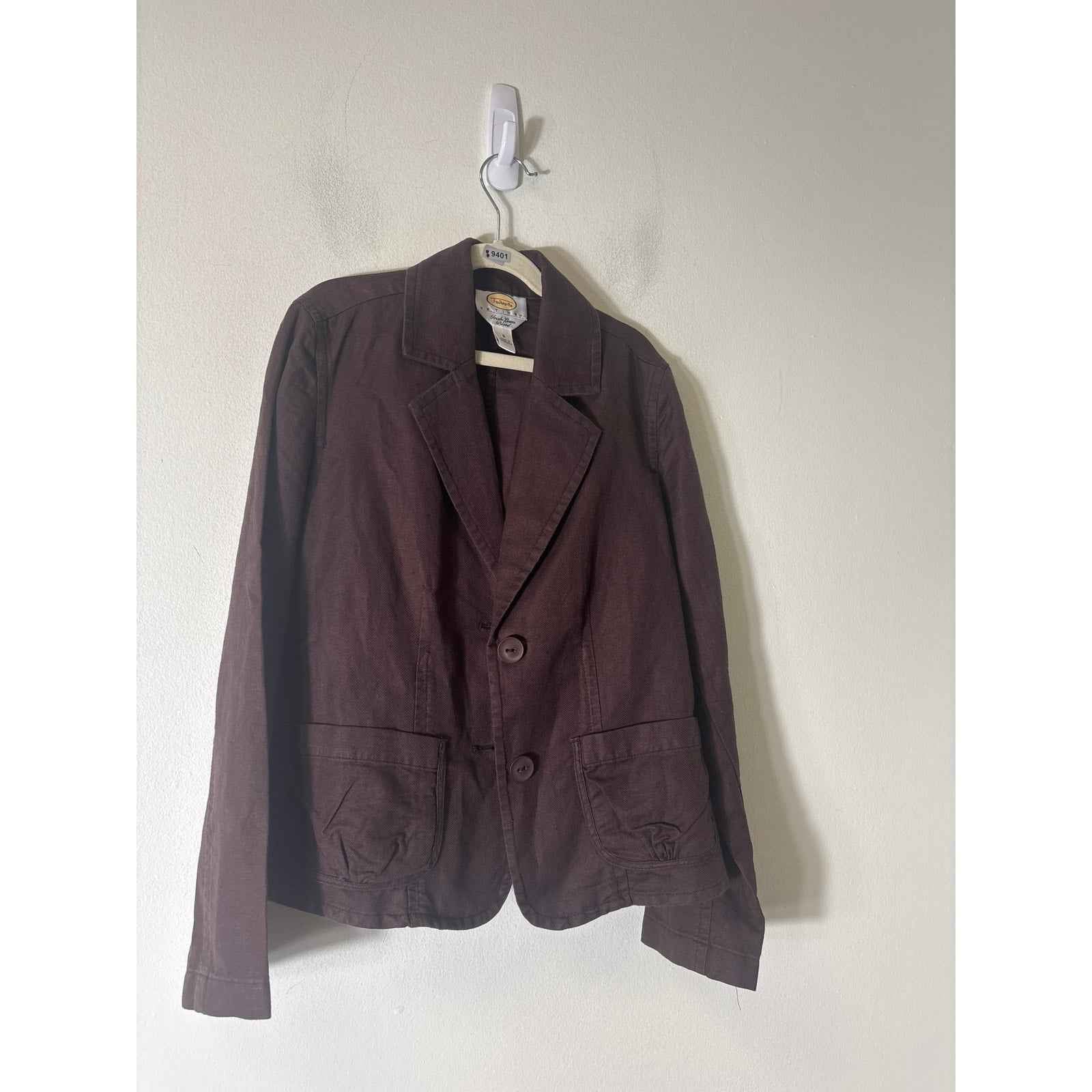 Talbots Chocolate brown Blazer Jacket Sz 4