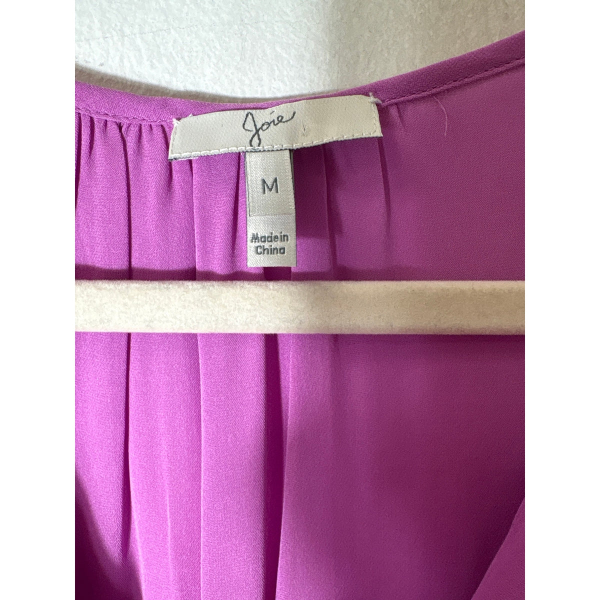 Joie Mauve Pink Tassle Tie Sleeveless Top Sz M