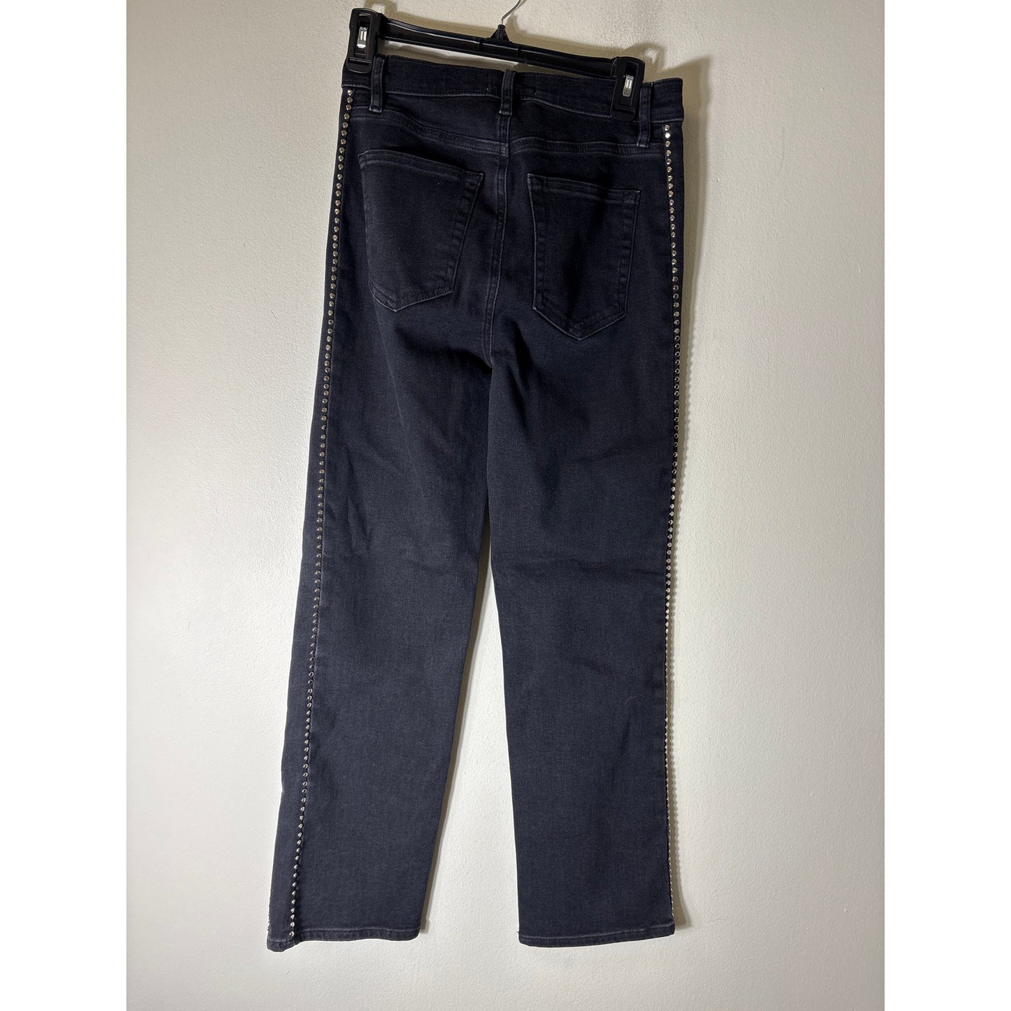 Frame Black Studded Le Sleek Jeans Sz 27