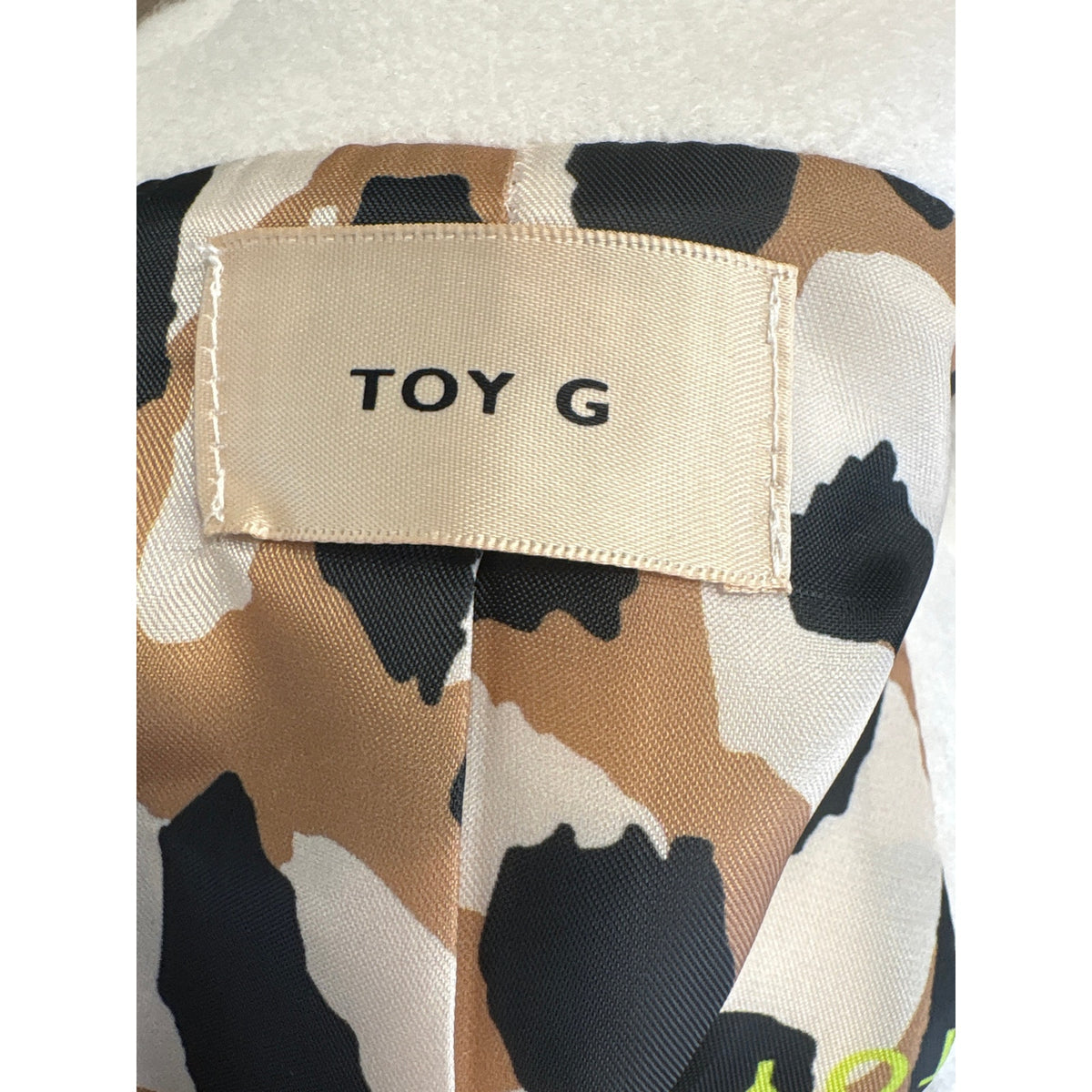 Toy G Cream Coat Vest Sz OS (One size)