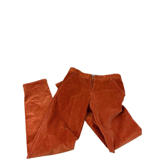 Boys Boboli Orange Cord Pants Sz 14