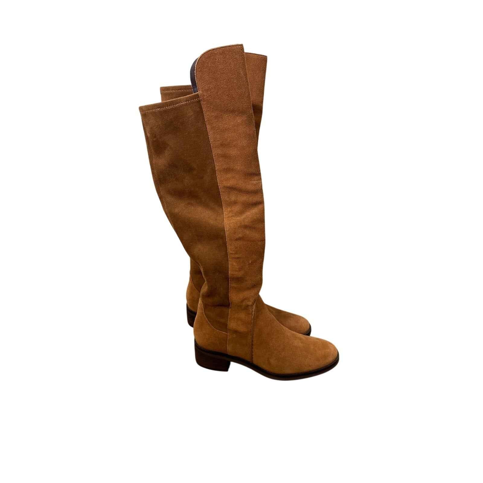 Cole Haan Medium Brown Suede Knee High Boot Sz 8.5