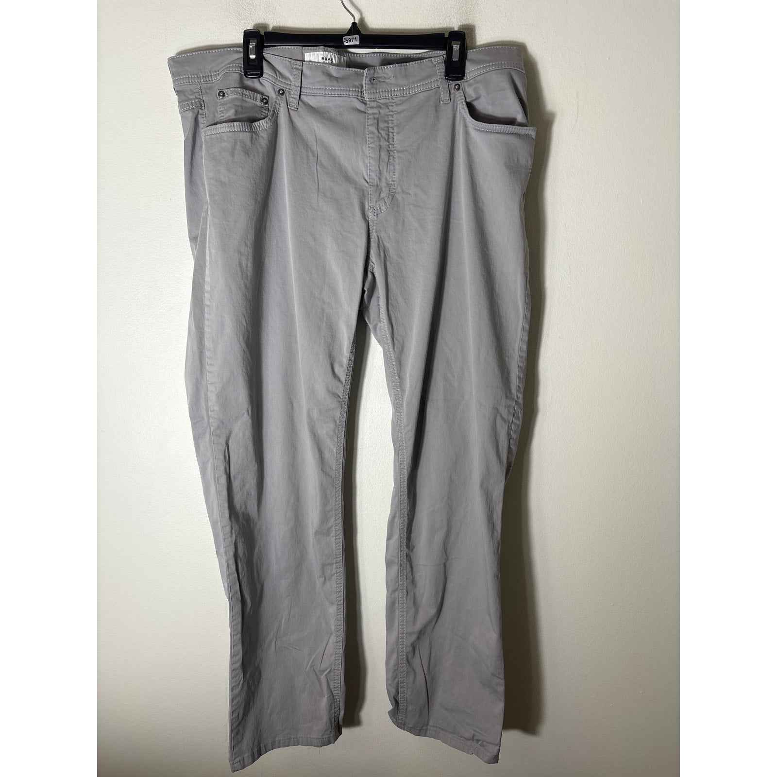 Men's Brax Feel Good Gray "Cooper" Style Pants Sz 40/34