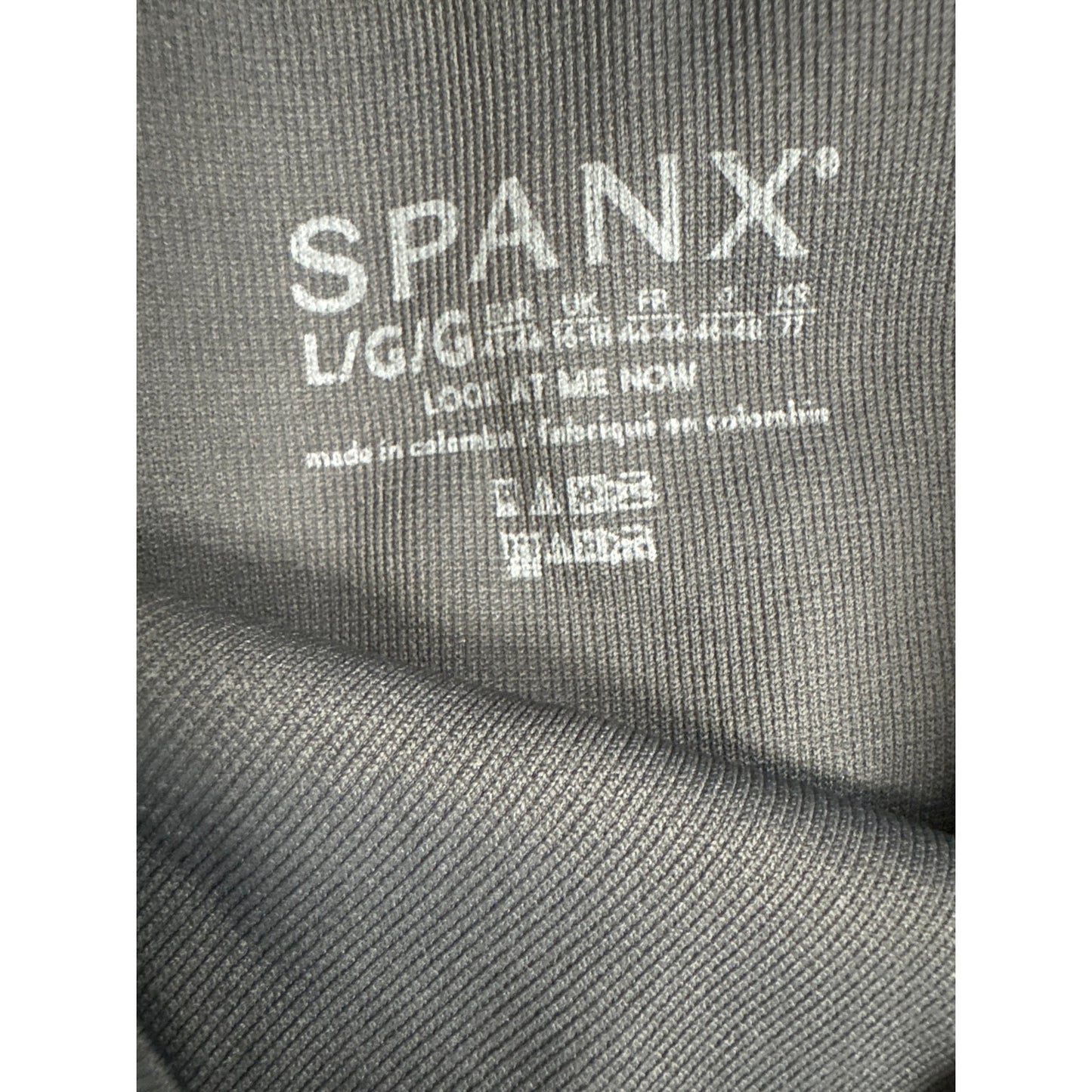 Spanx Black Camo Leggings Sz L