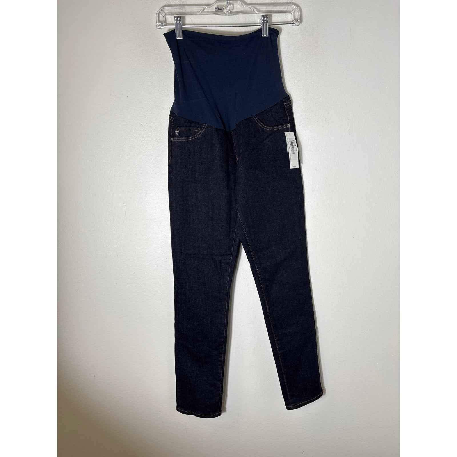 NWT AG Dark Wash "The Prima Ankle" Maternity Blue Jean Sz 27