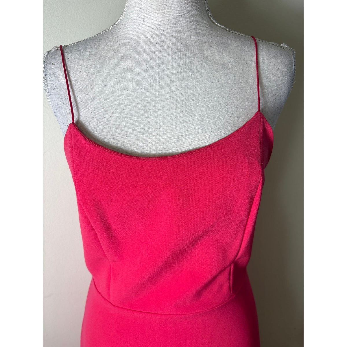 Alice + Olivia Pink Spaghetti Strap Cocktail Dress Sz S