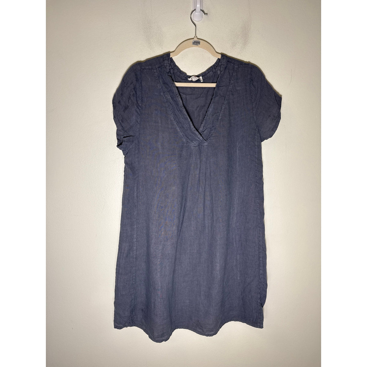 Mida Cornflower Blue Cap Sleeve Knee Length Dress Sz S