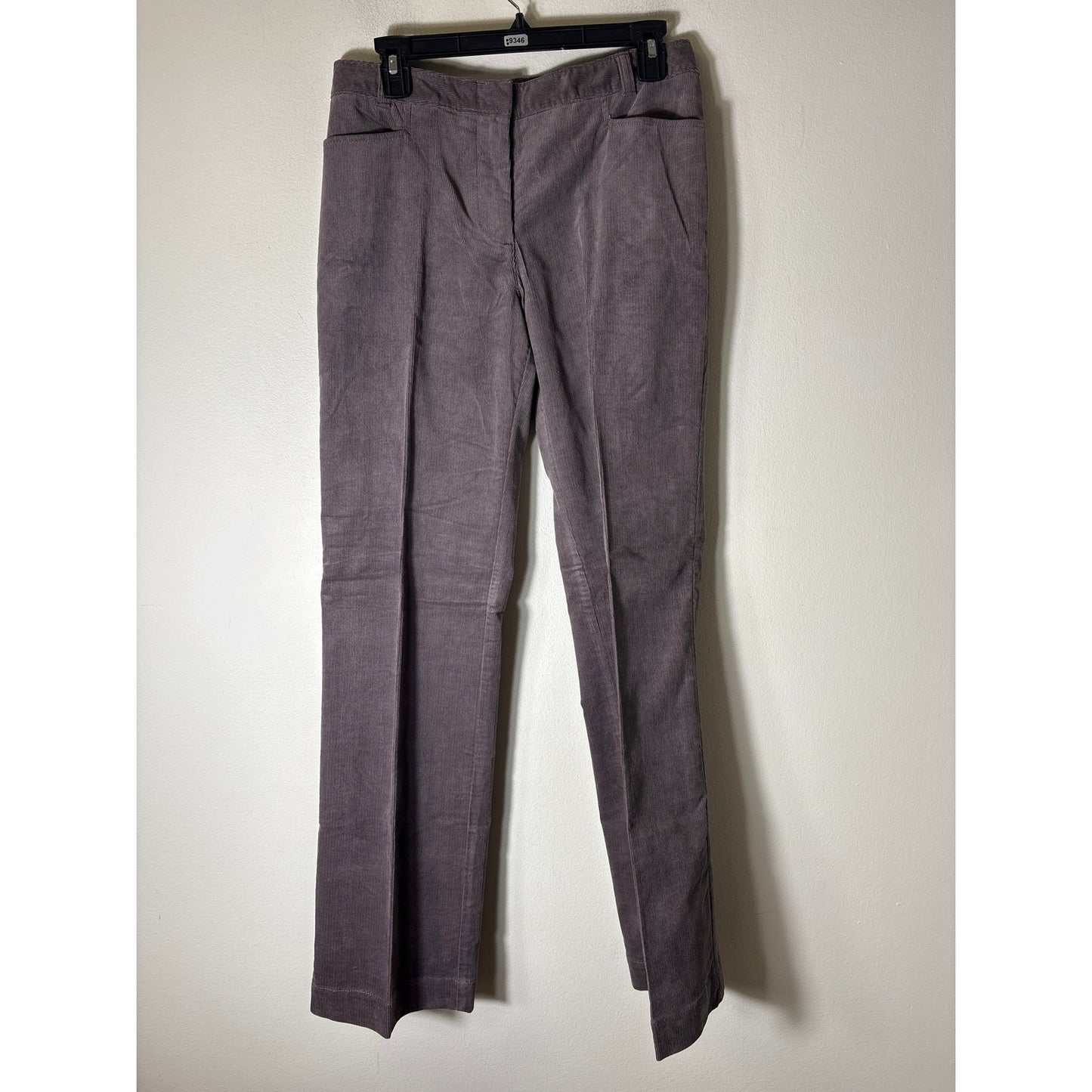 Talbots Dark Gray Corduroy Wide Leg Pants Sz 6