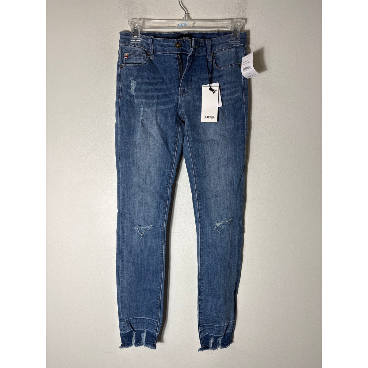 NWT Girls Hudson Kids "Jett Ankle Crop" Blue Jeans Sz 16