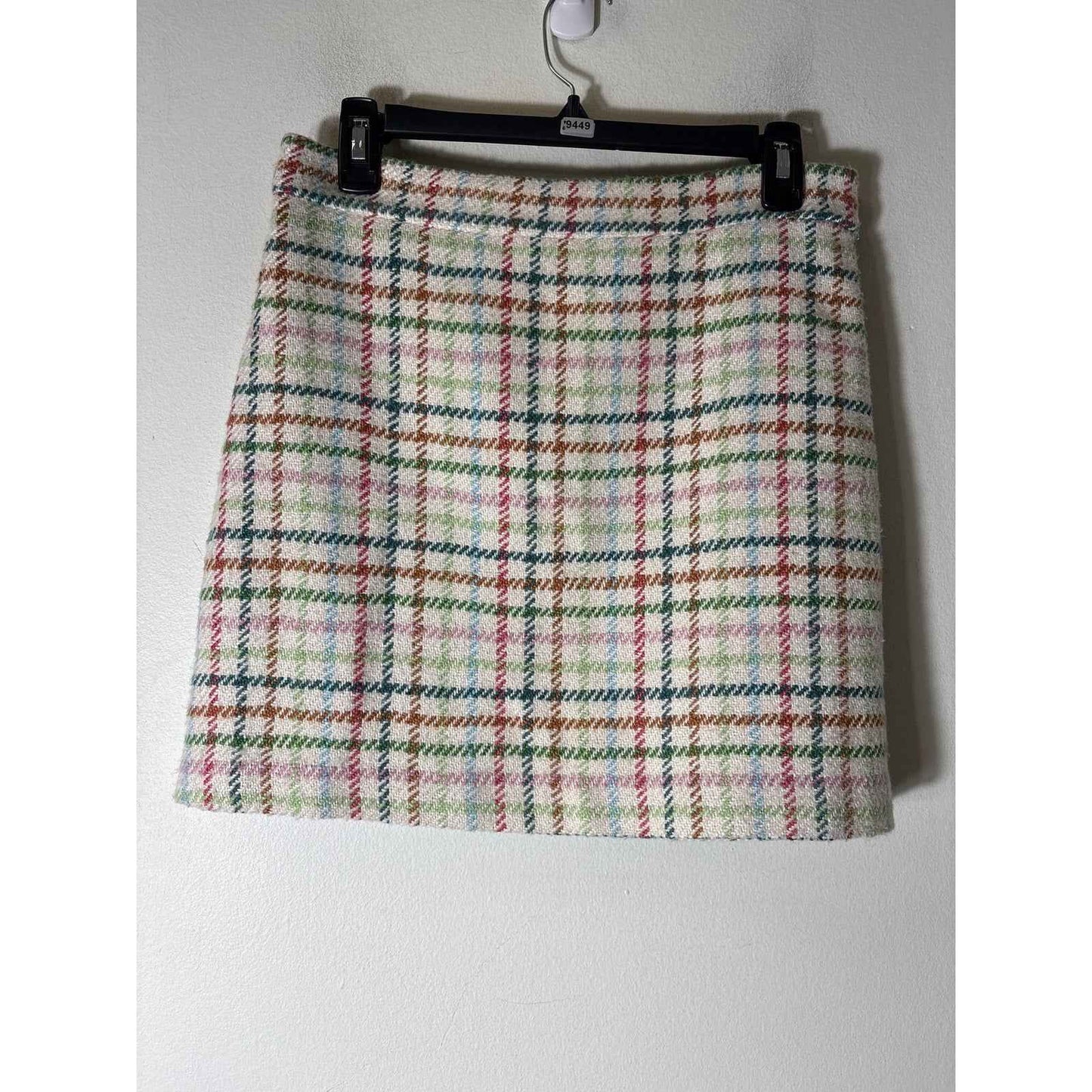 English Factory Multicolor Plaid Mini Skirt Sz M
