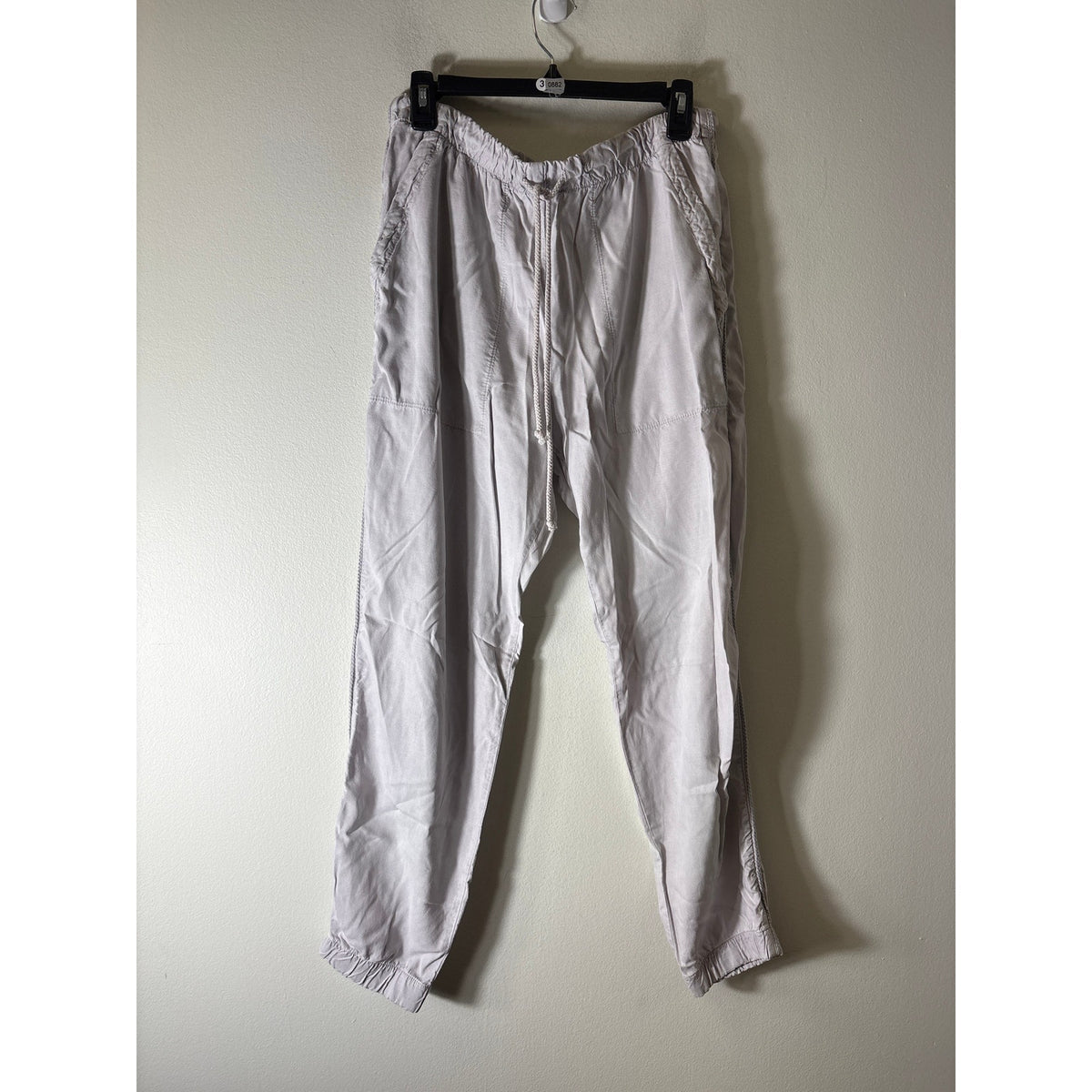 Bella Dahl Light Gray Drawtring Joggers Sz L