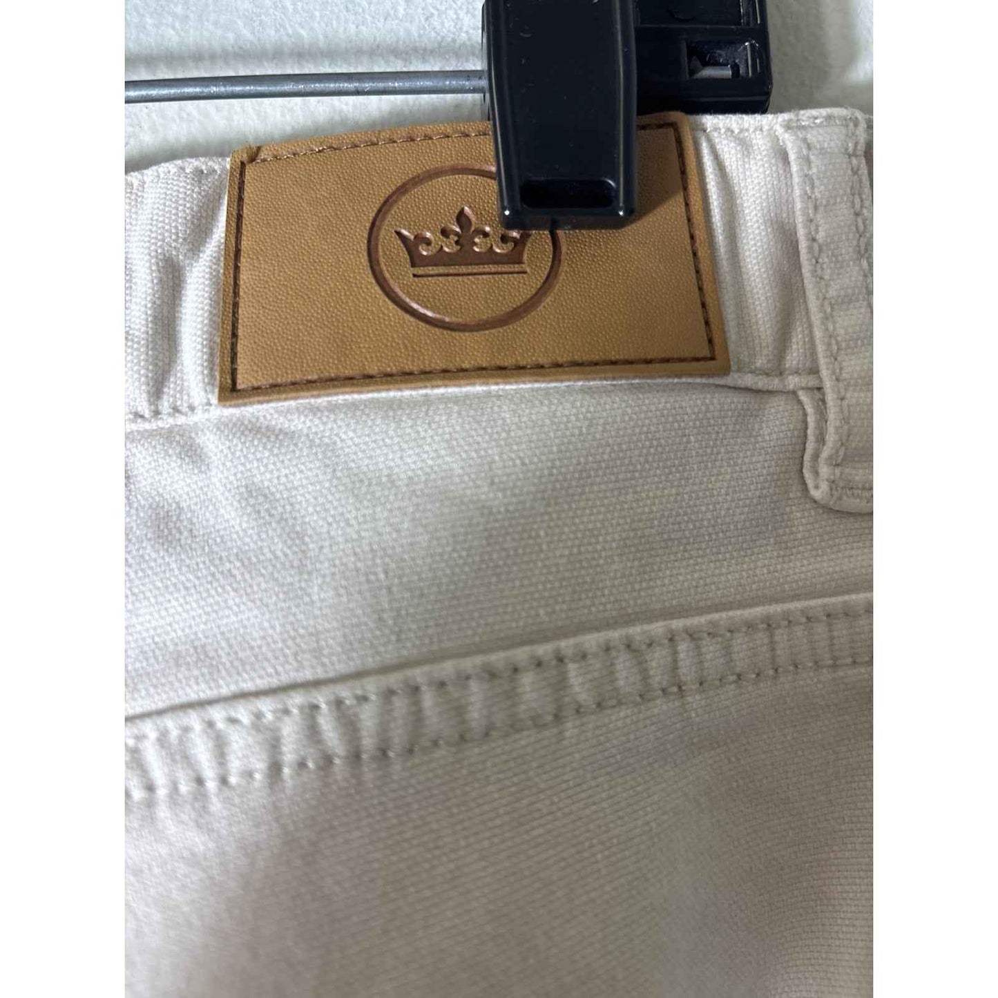 Mens Peter Millar Cream Denim Slacks Sz 40