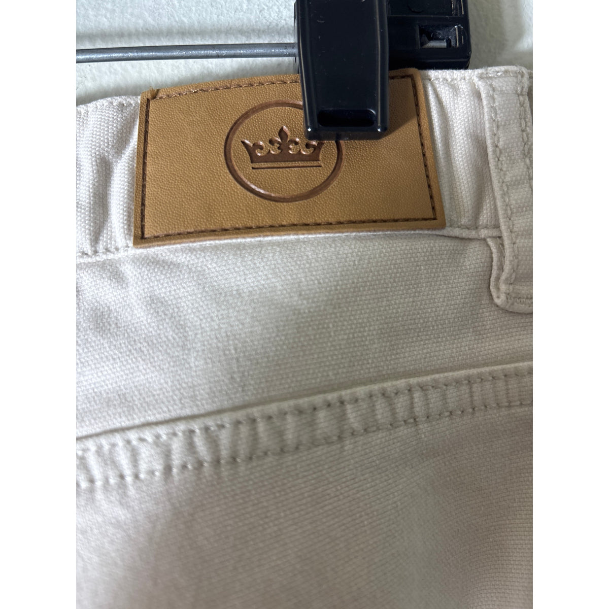 Mens Peter Millar Cream Denim Slacks Sz 40