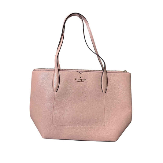Kate Spade Pink Pebbled Leather Shoulder Bag 16.5"x 11"