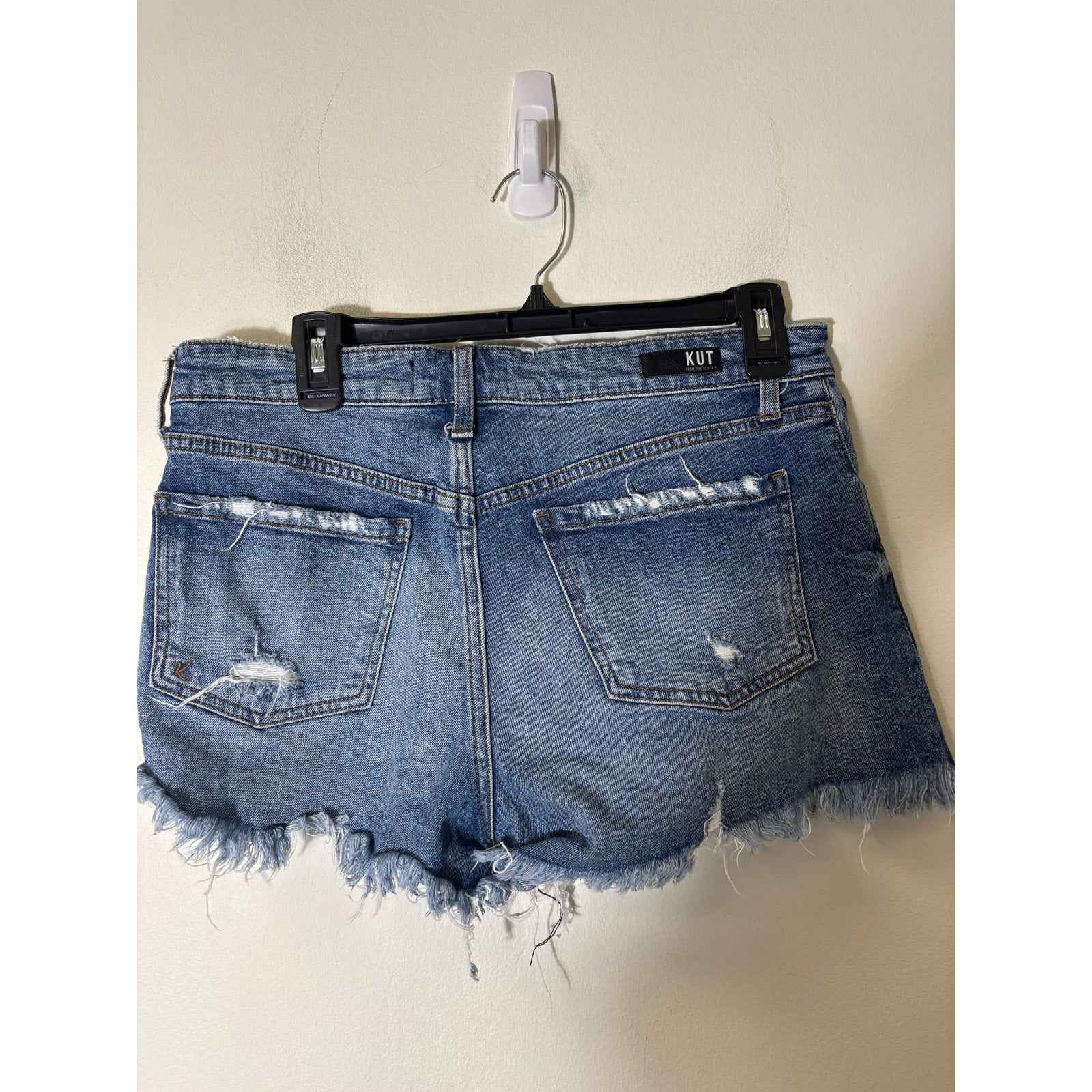 Kut From the Cloth Denim JANE Blue Jean Short Shorts Sz 8