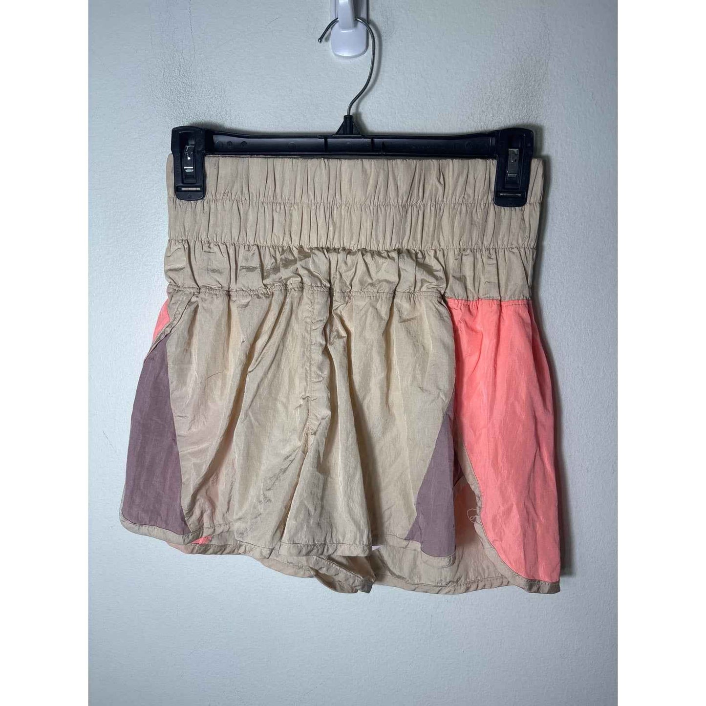 Free People Pink/Purple/Nude High Waisted Shorts Sz M