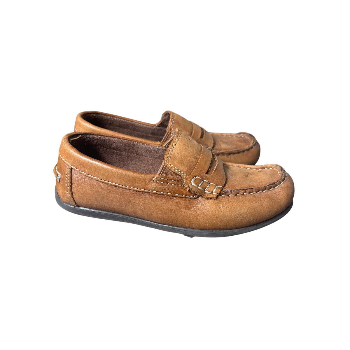 Boy's Bundle of 2 Name Brand Leather Loafers Sz 13