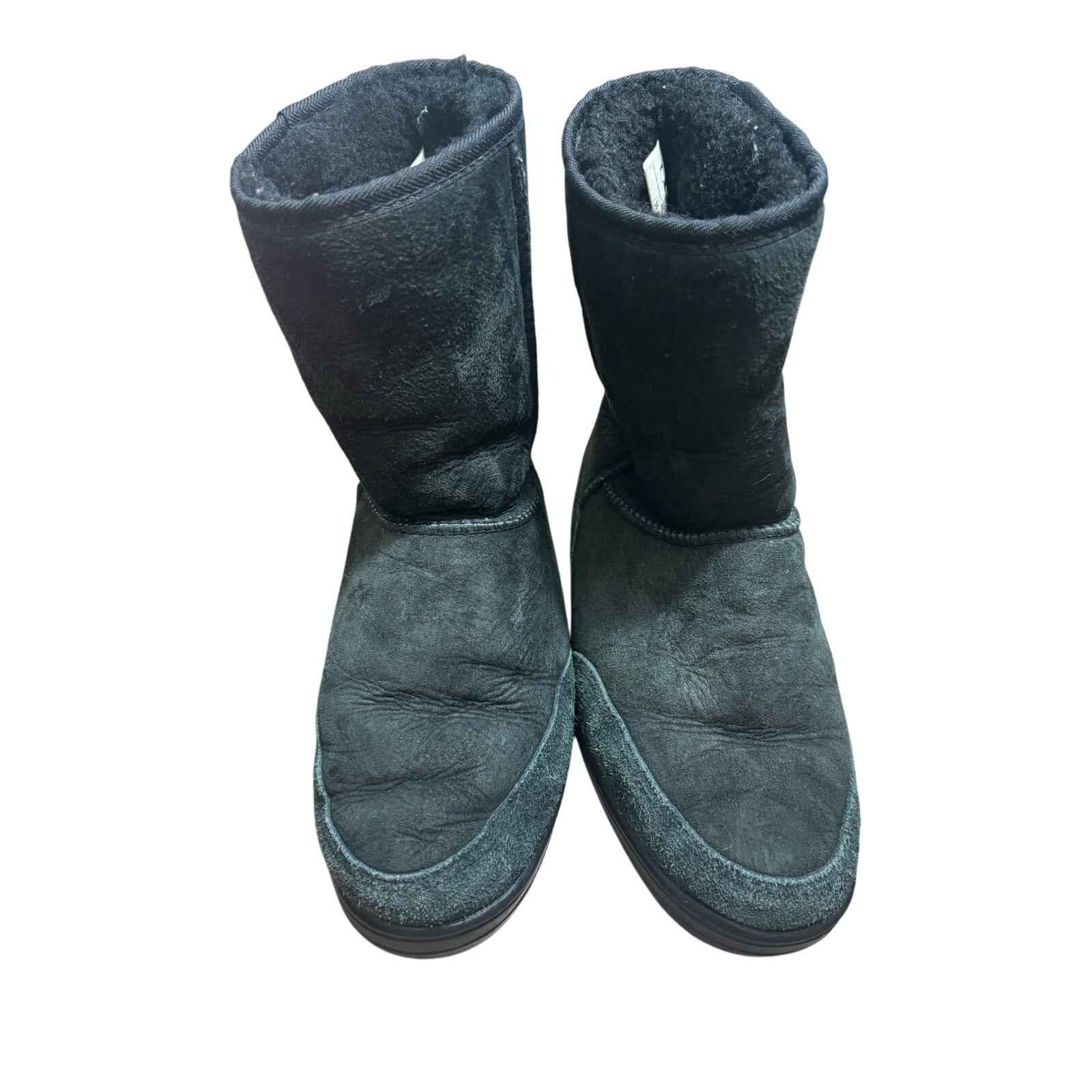 Ugg Black Ultra Short Bootie Sz 6