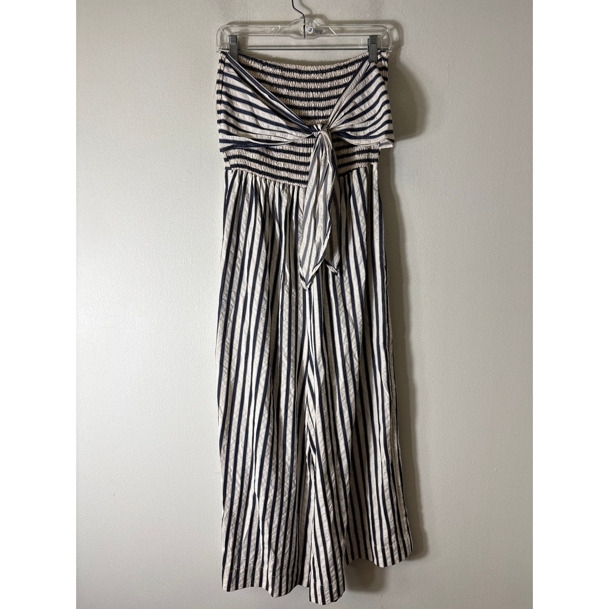 Bishop & Young Navy and White Strapless Romper Sz L