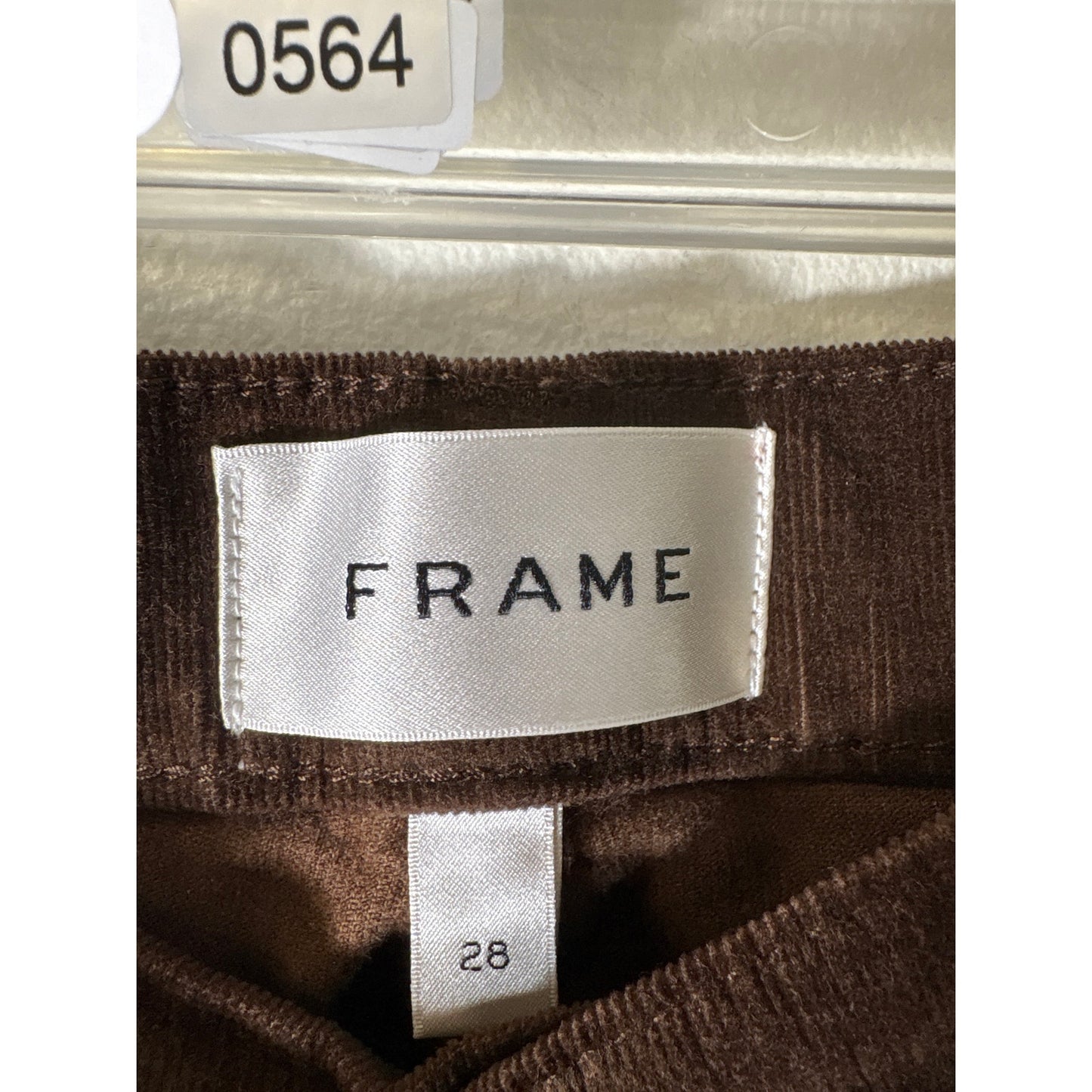 Frame Brown Cord 5 Pocket Pants Sz 28