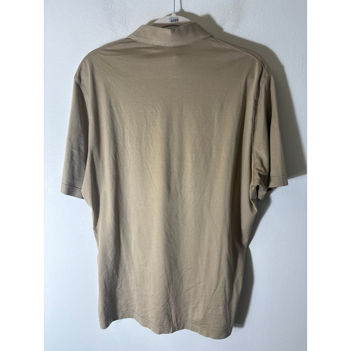 Men's Filippo De Laurentiis Khaki Soft Tee Polo Sz 52 (large)
