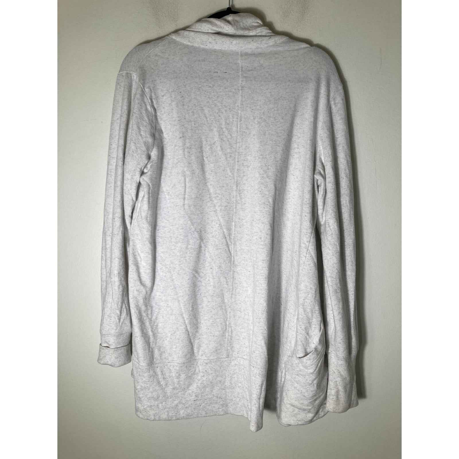 Athleta Gray sweatshirt Cardigan Sz M