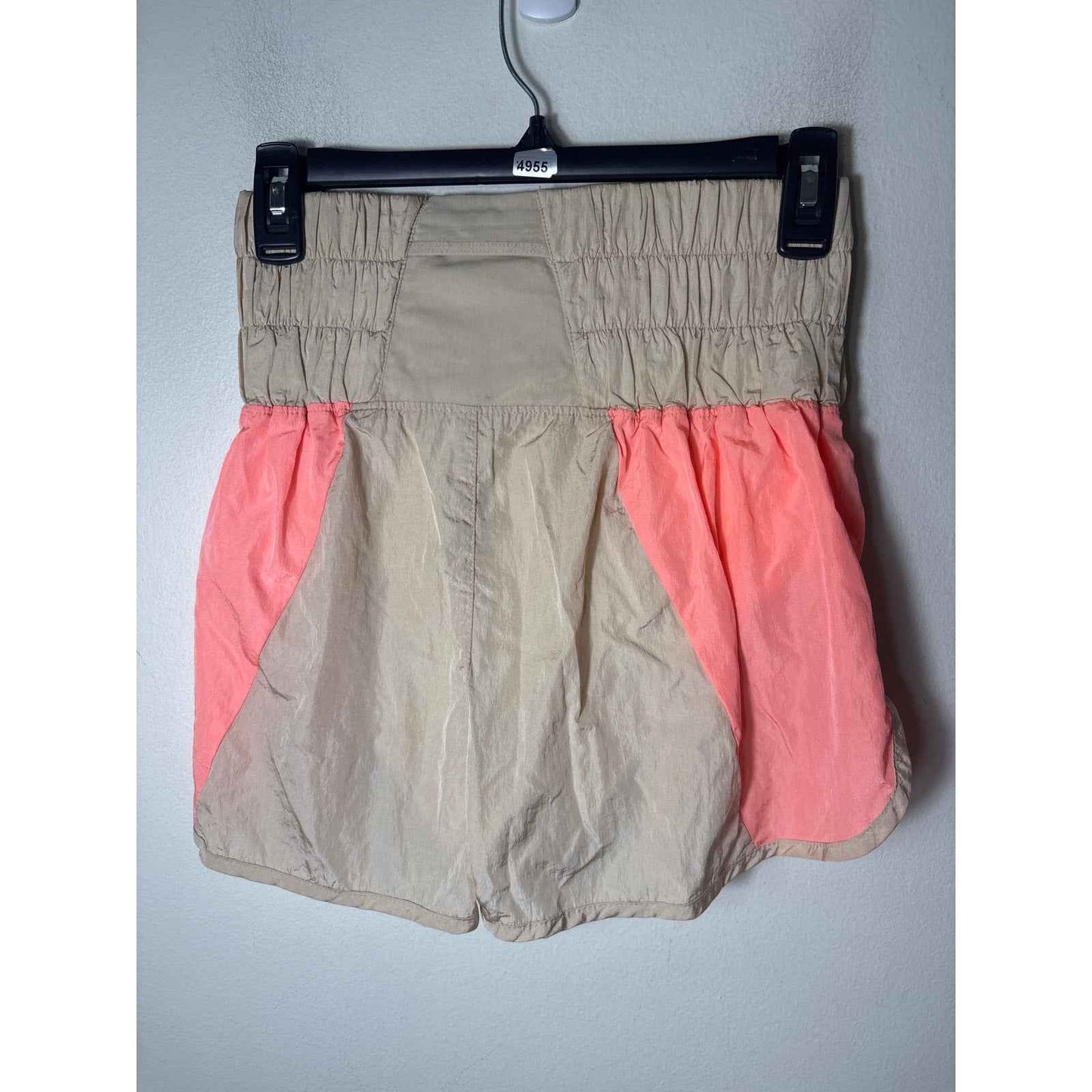 Free People Pink/Purple/Nude High Waisted Shorts Sz M