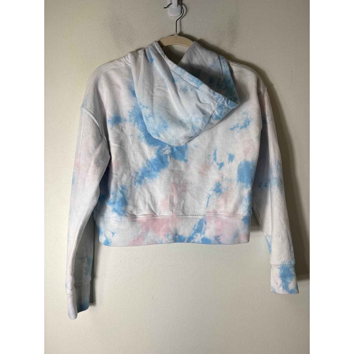 NWT Frankies Bikinis Blue Pink Tye Die Hooded Sweatsuit Sz XS