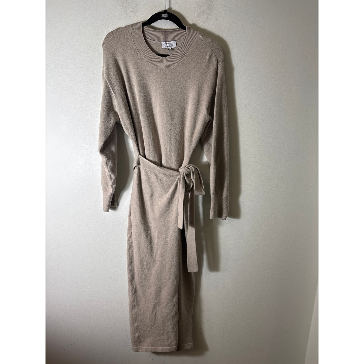 Los Angeles Atelier & Other Stories Tan Wrap Sweater Dress Sz S
