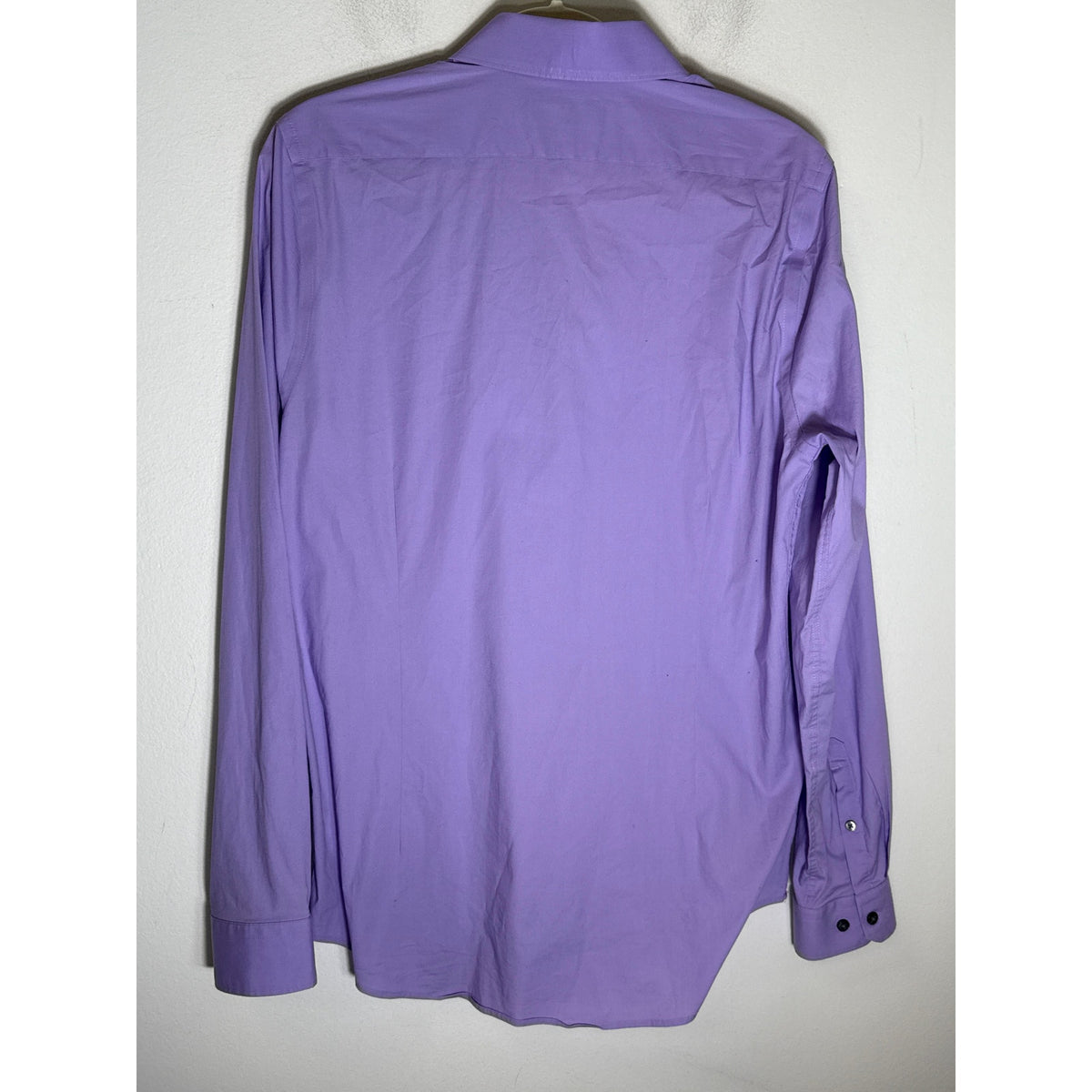 Men's 1MX Purple Extra Slim Fit Button Down Dress Shirt Sz 15-15.5  (M)