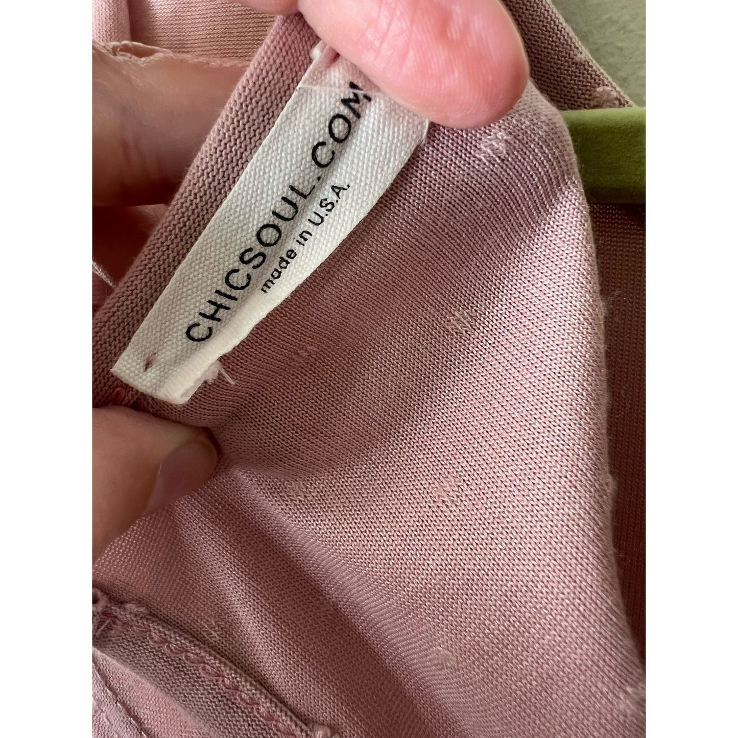 ChicSoul Pink Flutter Sleeve Knee Length Dress Sz 1X