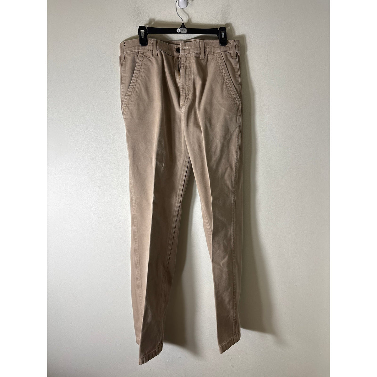 Mens Carhartt Khaki Cotton Hiking Pants Sz 34X34
